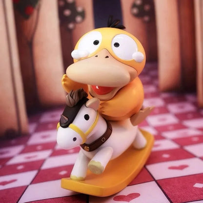 Pokemon Psyduck Rocking Horse GK Figure Desktop Collectible Statue