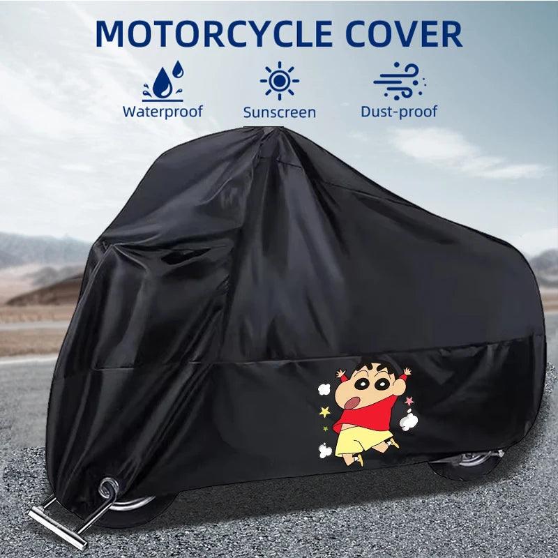 Waterproof Shin-chan Motorcycle Cover All Weather UV Protection