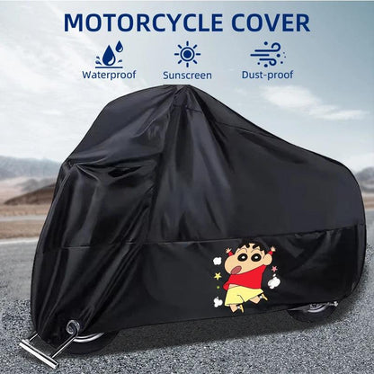 Waterproof Shin-chan Motorcycle Cover All Weather UV Protection