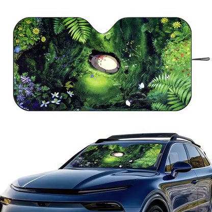 Studio Ghibli Totoro Car Windshield Sunshade - UV Protection Visor - I