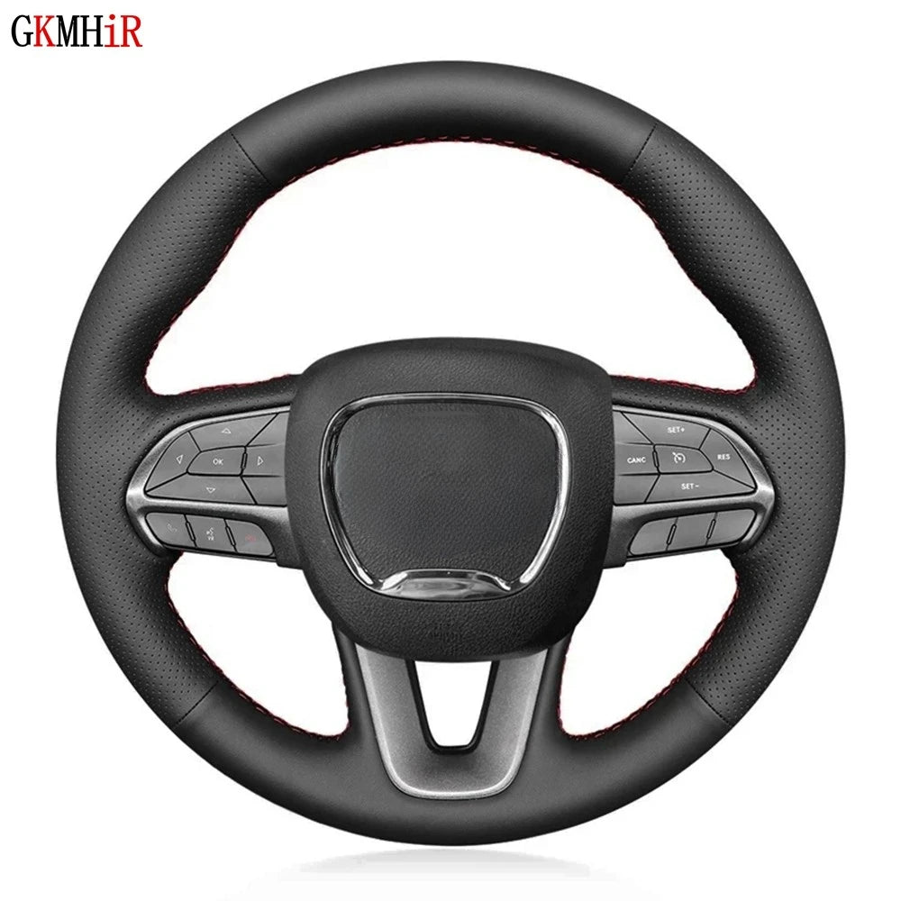 Dodge Hand-Stitched Leather Steering Wheel Cover