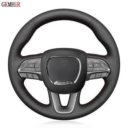 Dodge Hand-Stitched Leather Steering Wheel Cover
