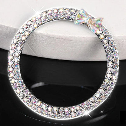 Diamond Rhinestone Car Start Button Ring Cover SUV Interior Decor