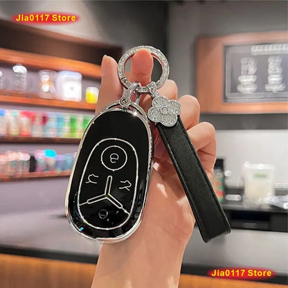 Geely EX2 Proton e.MAS 5 silicone key fob cover - detail view