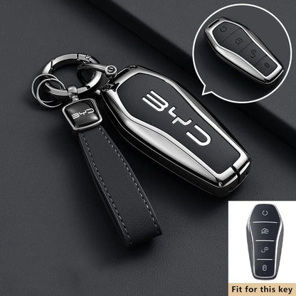 Zinc Alloy Key Case for BYD Tang L EV DM DMi Remote Fob Protection