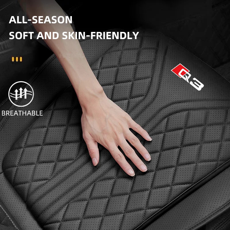 For Audi Q3 Q7 Q8 TT Car Seat Cover Universal Breathable Car Front/Rear Seat Cushion Chair Protector Pad Auto Interior Accessory