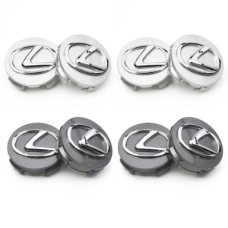 4Pcs 62mm Lexus Wheel Center Cap Hub Covers