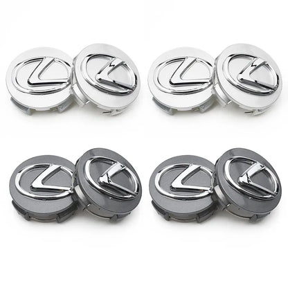 4Pcs 62mm Lexus Wheel Center Cap Hub Covers