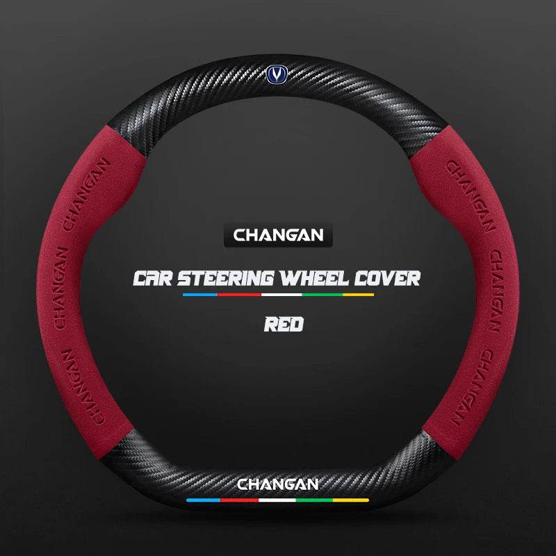 Changan Leather Steering Wheel Cover for CS35 Plus CS85 CS75 CS95 CS15 Eado Raeton - 