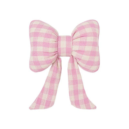 Pink Bowknot Car Headrest Neck Pillow - Cushion Support for Women