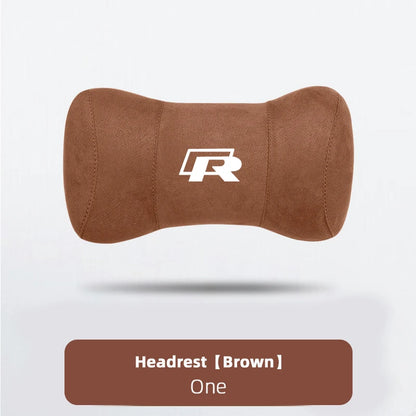 VW Suede Car Headrest Pillow