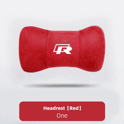 VW Suede Car Headrest Pillow