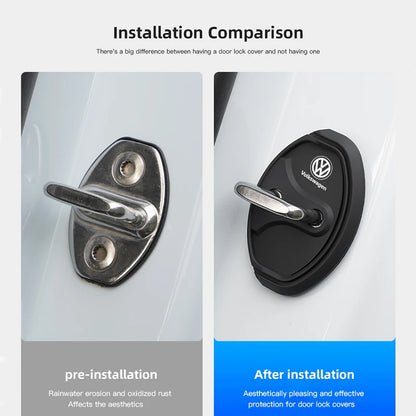 Volkswagen 4Pcs Silicone Door Lock Covers