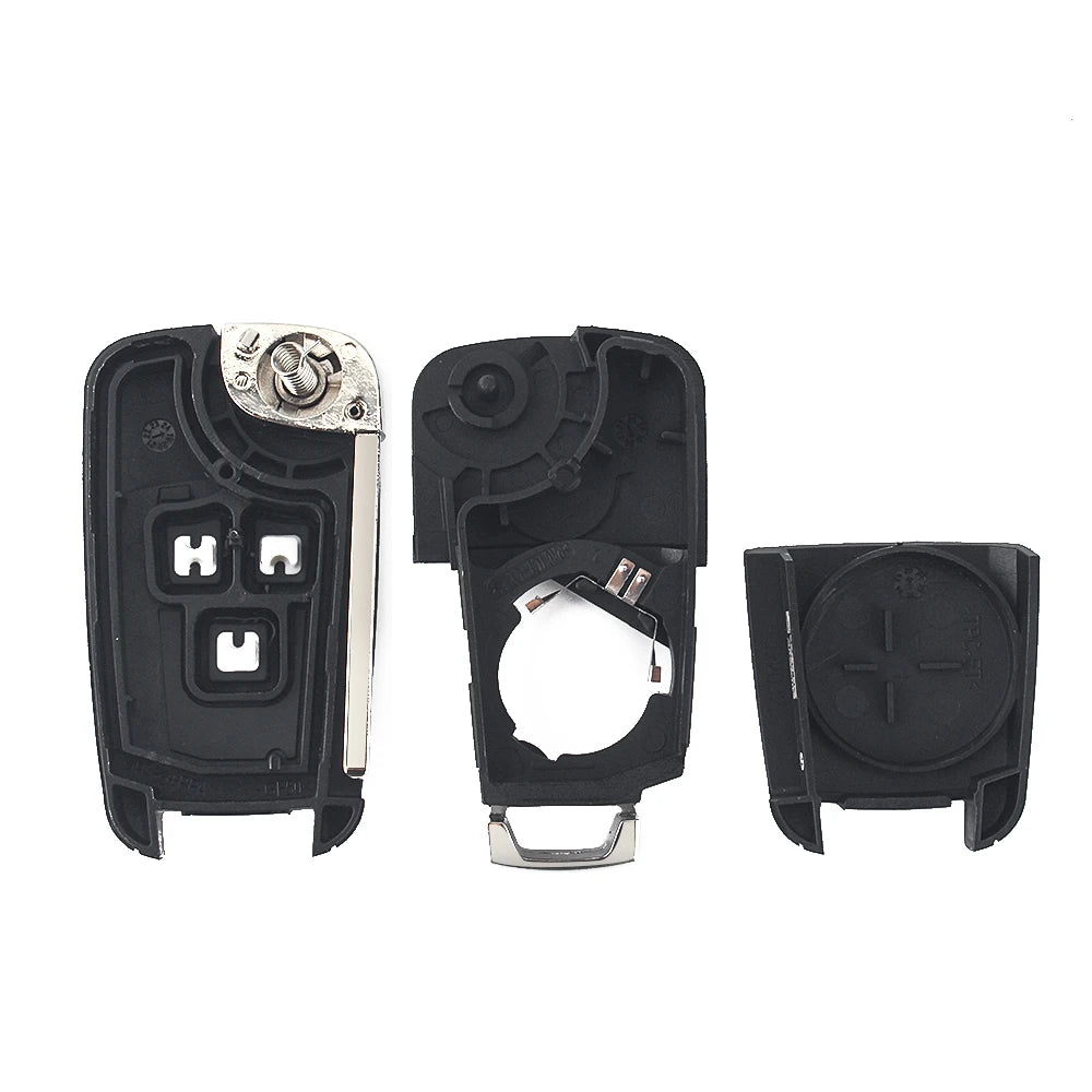 Chevrolet 3 Button Remote Key Shell — HU100 Blade