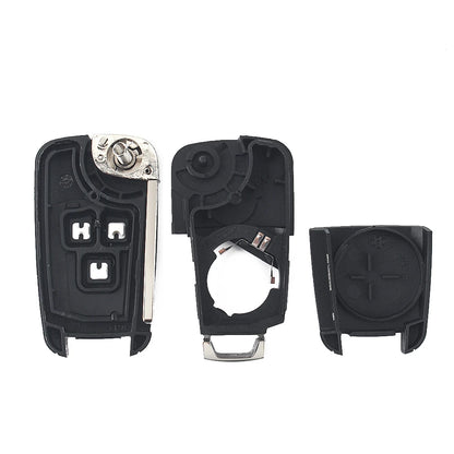 Chevrolet 3 Button Remote Key Shell — HU100 Blade