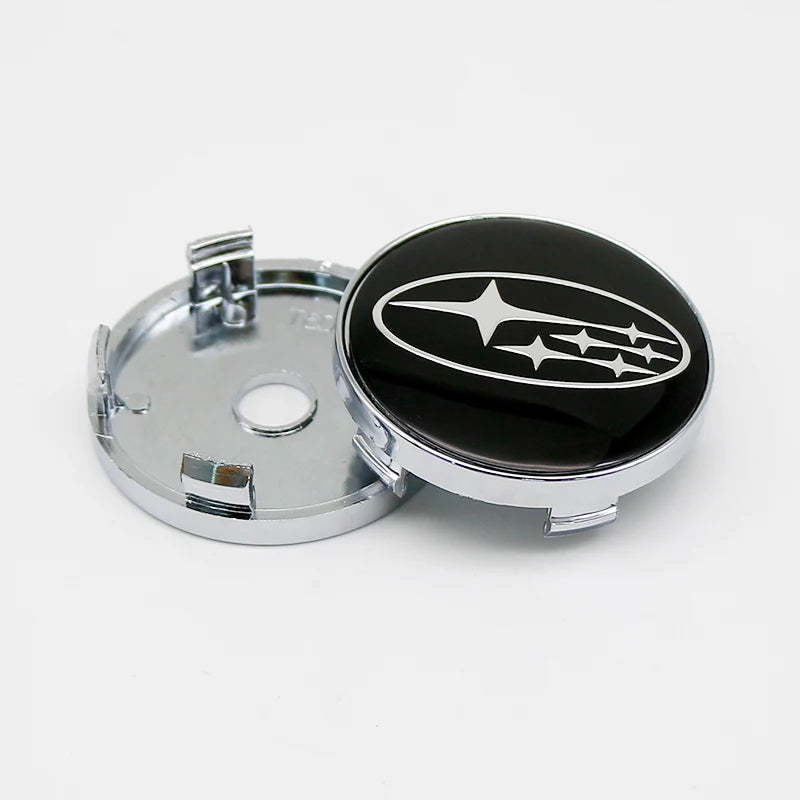 4Pcs ABS 60mm Subaru Wheel Hub Center Caps