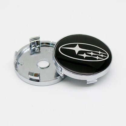4Pcs ABS 60mm Subaru Wheel Hub Center Caps