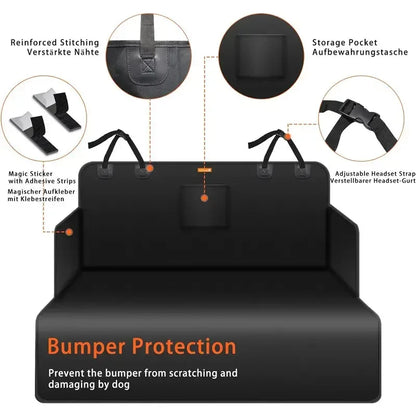 Universal Waterproof Dog Car Seat Cover - Trunk Mat Hammock Carrier - 