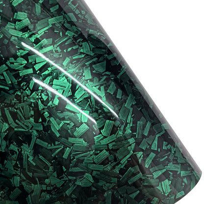 Forged Carbon Fiber Hood Vinyl Wrap Sticker