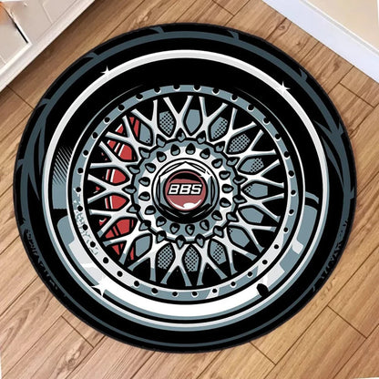 Wheels Carpet – Soft Rug for Living Room, Bedroom, & Bathroom