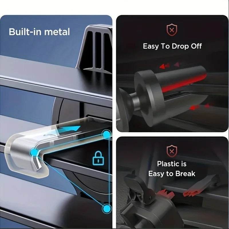 Car Mobile Phone Holder – Air Vent Clip Mount - 