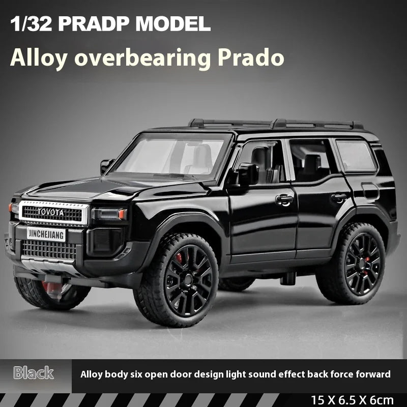 Toyota Prado Land Cruiser 1:32 Scale Die-Cast Metal Alloy Model Car