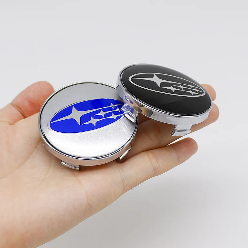 4Pcs ABS 60mm Subaru Wheel Hub Center Caps