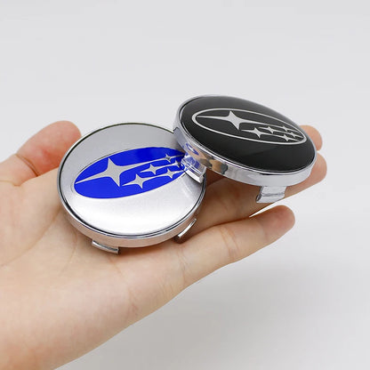 4Pcs ABS 60mm Subaru Wheel Hub Center Caps