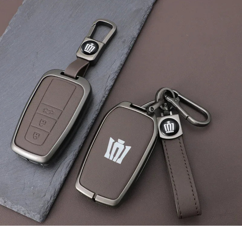 Toyota Key Cover - Zinc Alloy Case - B-red keyring