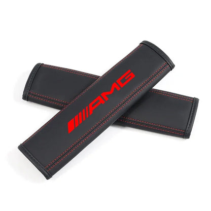 Mercedes-AMG Leather Seat Belt Pads - A