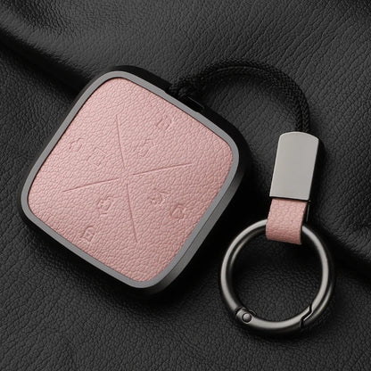 8 Button Aluminum Goatskin Key Case Cover for Zeekr X 001 009