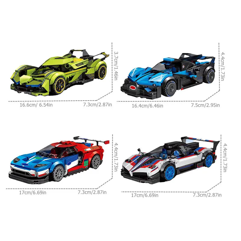 SEMBO Sports Car Building Blocks