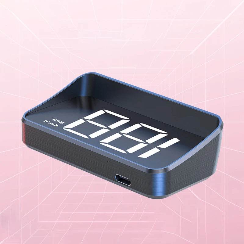 Car HUD GPS Digital Speedometer – Head-Up Display Windshield Projector - White