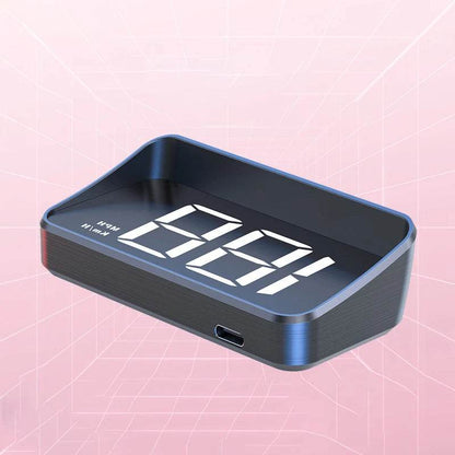 Car HUD GPS Digital Speedometer – Head-Up Display Windshield Projector - White