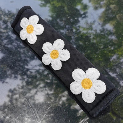 Flower Cartoon Seat Belt Shoulder Pad Cover Interior Protection