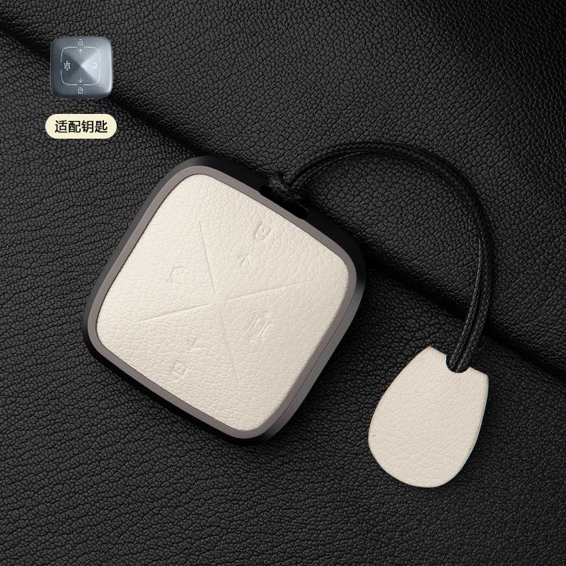 Zinc Alloy Leather Key Cover for Geely ZEEKR 001 7X 009 X Car Fob