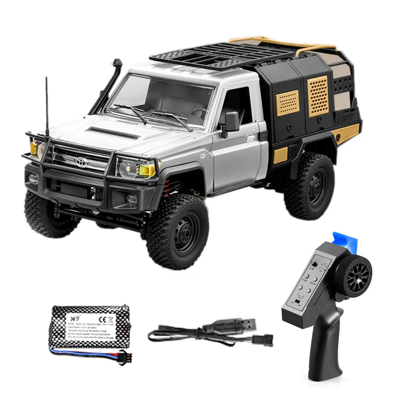 MN82 Series RC Pickup Truck – 4WD Off-Road Climbing Car - MN82 Red-1B