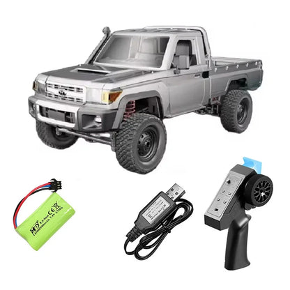 MN82 Series RC Pickup Truck – 4WD Off-Road Climbing Car - MN82 Red-1B