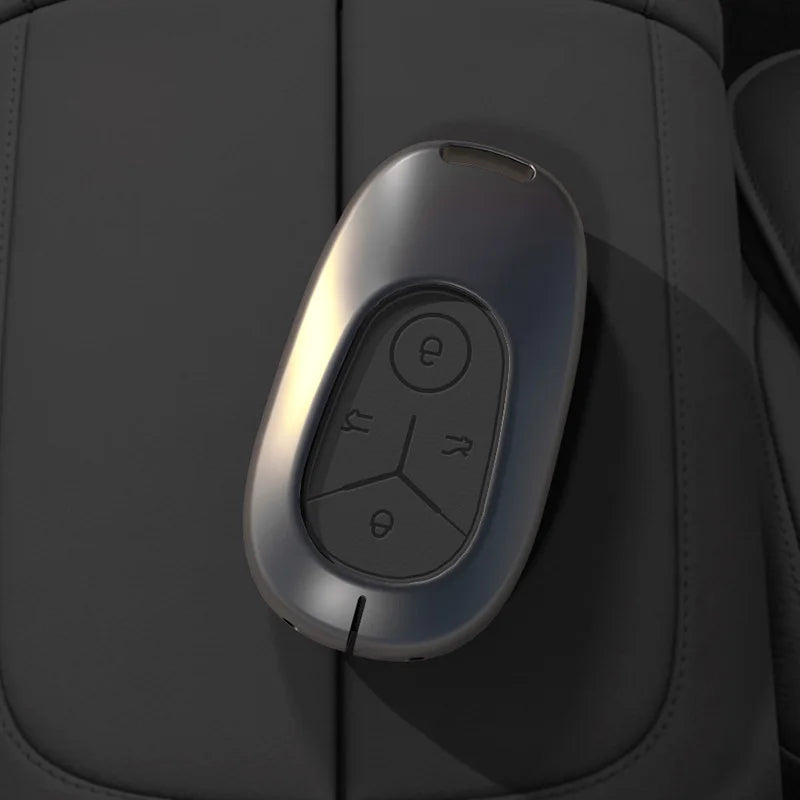 Geely Geome Dream Zinc Alloy Smart Key Cover - H-Grey-Black-Shell