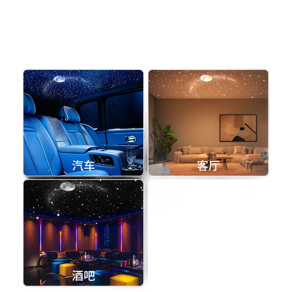 USB Starry Sky Car Projector Light with Adjustable Angle