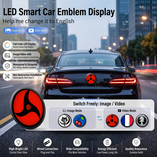 BMW Hood/Bonnet LED Logo Light with Dynamic Multi-Mode Remote Control