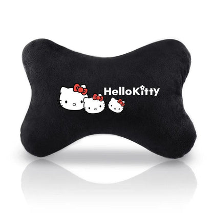 Hello Kitty Neck Support Pillow Auto Headrest Car Seat Cushion