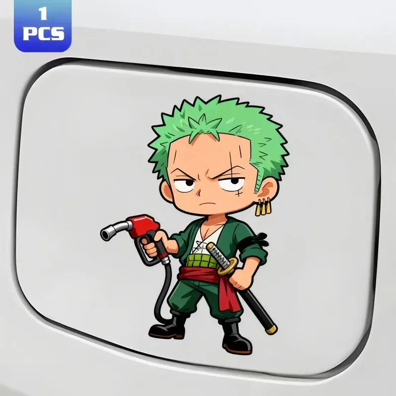 One Piece Chibi Fuel Cap Decal