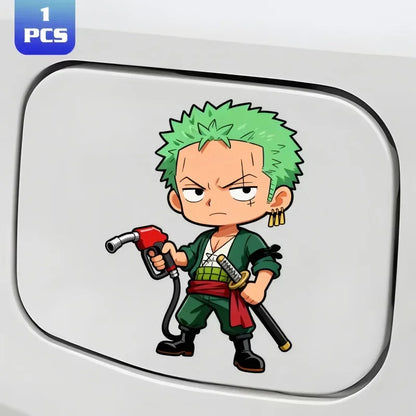 One Piece Chibi Fuel Cap Decal