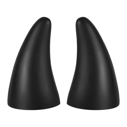 Car Roof Devil Horn Decoration – Self-Adhesive - Onyx Black