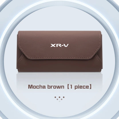 Honda Accord Civic CRV Magnetic Leather Glasses Case Holder