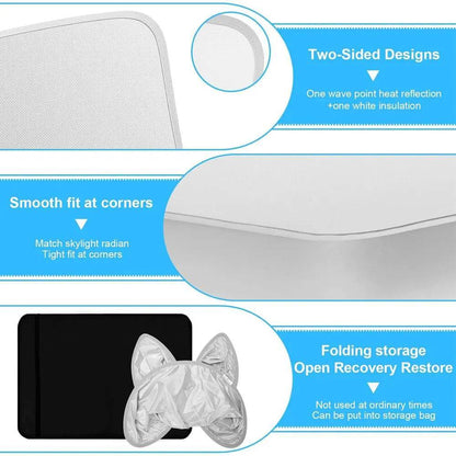 Tesla Model 3/Y Sunroof Sunshade (2020–2025) - Windshield M3 MY