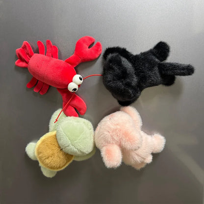 Magnetic Car Animal Plush Toys
