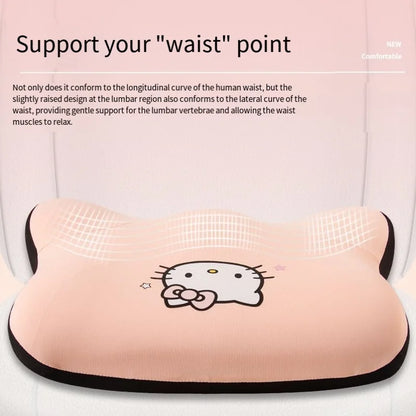 Sanrio Hello Kitty Kuromi & My Melody Car Headrest & Lumbar Pillow