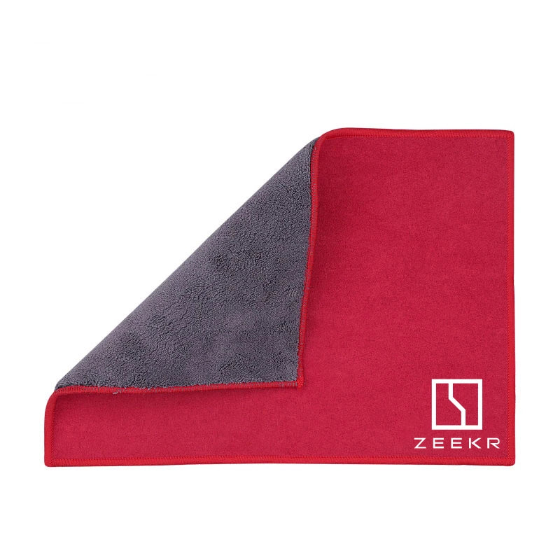 Zeekr Microfibre Cleaning Towel - Red